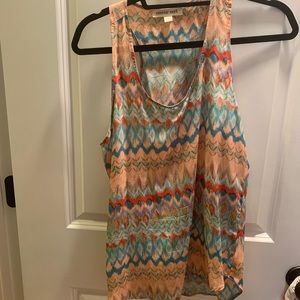 Amour Vert printed sleeveless top